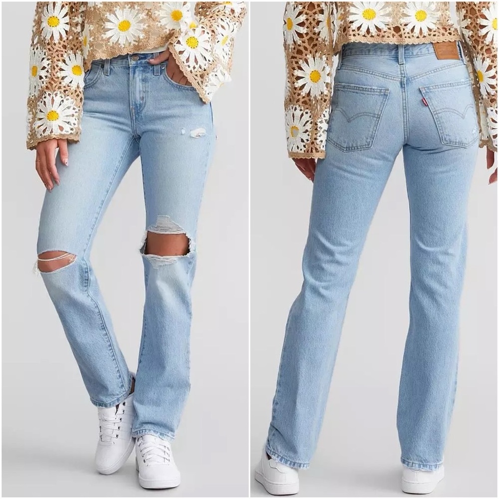 Levi’s Middy Straight Jean don’t tell your mom wash size 26